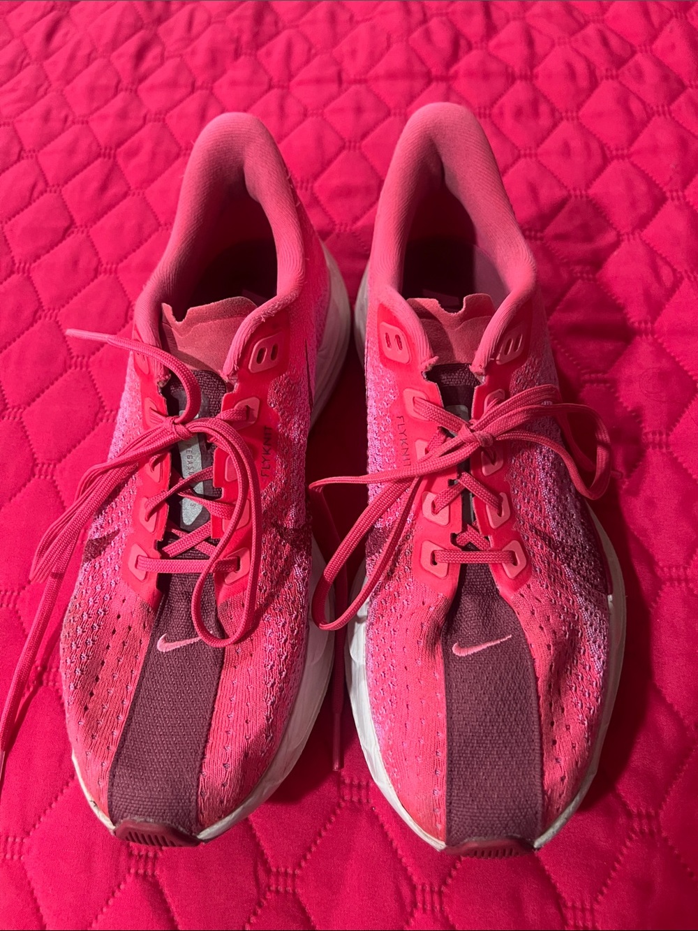 Nike Women's Bright Pink Athletic Running Shoes
